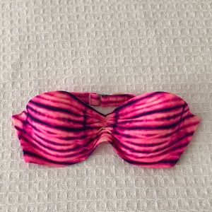 Victoria Secret’s tie dyed bandeau bikini top